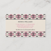 Stammes- aztekische Visitenkarten Visitenkarte (Rückseite)