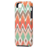 Stammes- aztekischer Zickzack Zickzack stripes Case-Mate iPhone Hülle (Rückseite Links)