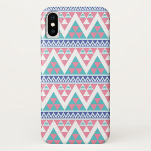 Stammes- aztekisches buntes Muster iPhone X Hülle