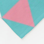 Stammes- aztekisches buntes Muster Fleecedecke (Ecke)