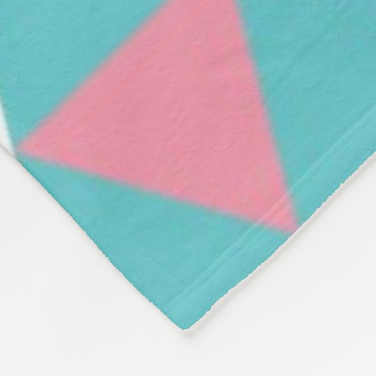 Stammes- aztekisches buntes Muster Fleecedecke (Ecke)