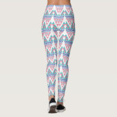 Stammes- aztekisches buntes Muster Leggings (Rückseite)