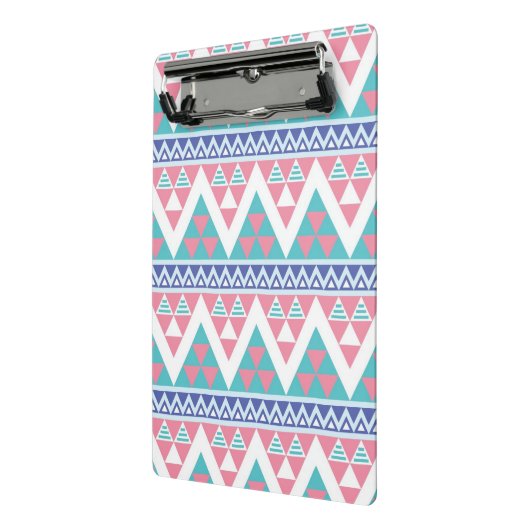 Stammes- aztekisches buntes Muster Mini Klemmbrett (Gewinkelt2)