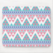 Stammes- aztekisches buntes Muster Mousepad (Vorne)