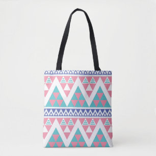 Stammes- aztekisches buntes Muster Tasche