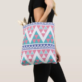 Stammes- aztekisches buntes Muster Tasche (Von Nahem)