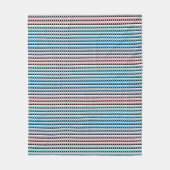 Stammes- aztekisches Ombre Muster Fleecedecke (Vorderseite)