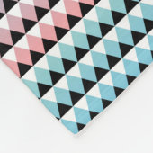 Stammes- aztekisches Ombre Muster Fleecedecke (Ecke)