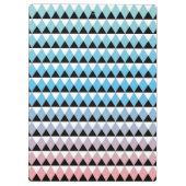 Stammes- aztekisches Ombre Muster Klemmbrett (Rückseite)