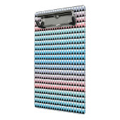 Stammes- aztekisches Ombre Muster Mini Klemmbrett (Gewinkelt2)