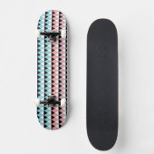 Stammes- aztekisches Ombre Muster Skateboard (Vorderseite)