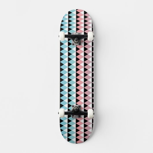Stammes- aztekisches Ombre Muster Skateboard (Vorderseite)