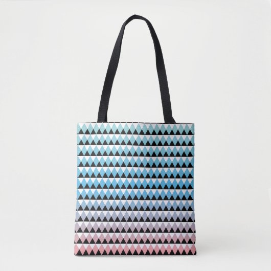 Stammes- aztekisches Ombre Muster Tasche (Vorderseite)