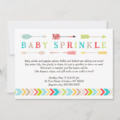 Stammes- Baby besprühen neutrale Geschlechtsdusche Einladung (Vorderseite)