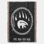 Stammes- Bärn-Decken-gebürtige Decke (Vorderseite Vertikal)