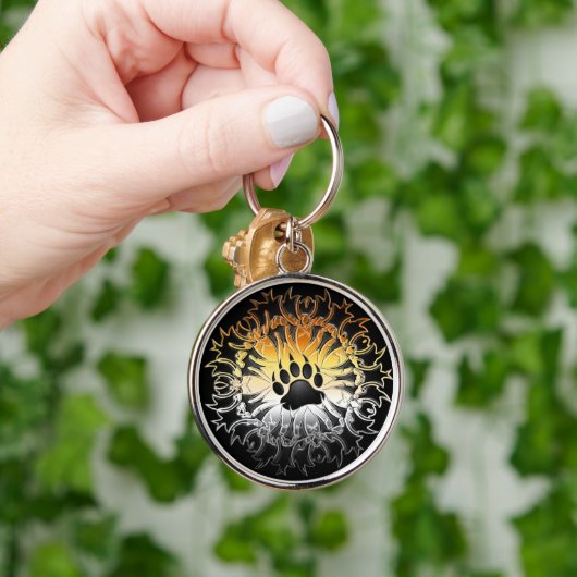 Stammes- Bärn-Stolz-Tatze Schlüsselanhänger (Hand)