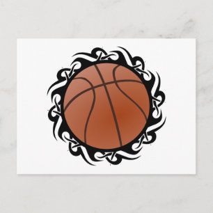Stammes-Basketball Postkarte