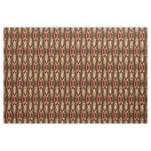 Stammes- Batik - Brown, TAN und Koralle Stoff (Fat Quarter (45,7 x 55,9 cm))