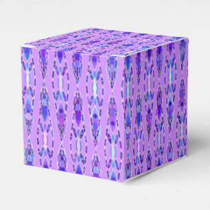 Stammes-Batik - Lavendel, Blau und Violett Geschenkschachtel