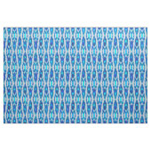 Stammes- Batik - Saphir-blaues und silbernes Grau Stoff (Fat Quarter (45,7 x 55,9 cm))