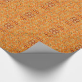 Stammes- Batik - Schatten des Bernsteines und des Geschenkpapier (Ecke)