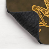 Stammes- Baum-Frosch (Braun) Mousepad (Ecke)