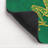 Stammes- Baum-Frosch (Grün) Mousepad (Ecke)