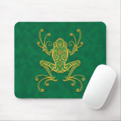 Stammes- Baum-Frosch (Grün) Mousepad (Mit Mouse)