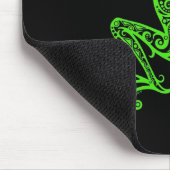 Stammes- Baum-Frosch (Grün u. Schwarzes) Mousepad (Ecke)
