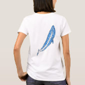 Stammes- Blauwal T-Shirt (Rückseite)