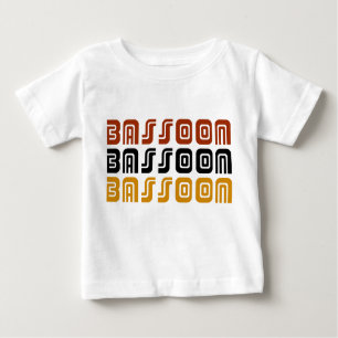 Stammes- Blickbassoon-Musik-Geschenk Baby T-shirt