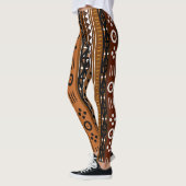 Stammes- Boho Entwurf Browns Leggings (Links)