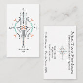 *~* Stammes- Boho gebürtiges Visitenkarte (Vorne/Hinten)