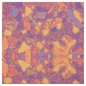 Stammes- Boho Hippie-lila orange Gelb Stoff (Muster)