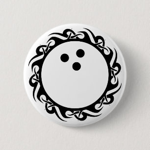Stammes-Bowling Button