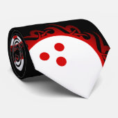 Stammes- Bowling Krawatte (Gerollt)