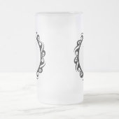 Stammes-Bowling Mattglas Bierglas (Mittel)