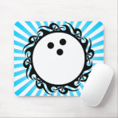 Stammes-Bowling Mousepad (Mit Mouse)