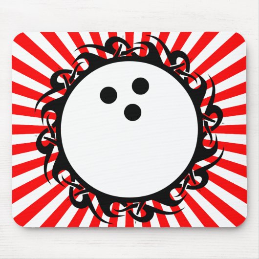 Stammes-Bowling Mousepad (Vorne)