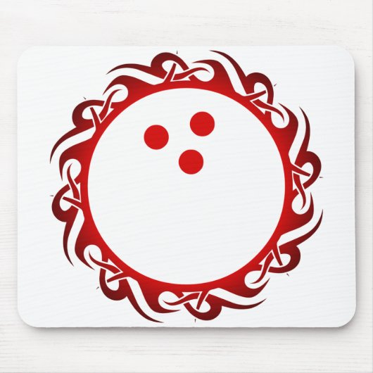 Stammes-Bowling Mousepad (Vorne)