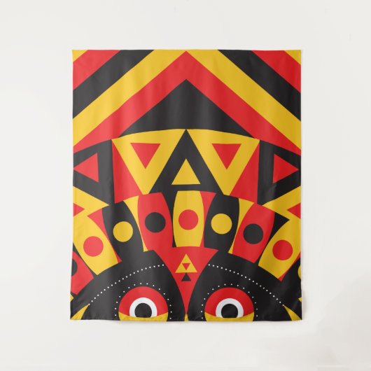 Stammes der Aborigine Wandteppich (Vorderseite)