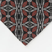 Stammes-Diamant Fleecedecke (Ecke)