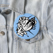 Stammes- Donner-Wolken-Tätowierung Button (Beispiel)