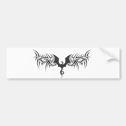 Stammes- Drache Autoaufkleber (Vorne)
