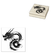 Stammes-Drache-Kunststempel Gummistempel (Stempel)