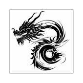 Stammes-Drache-Kunststempel Gummistempel (Prägung)
