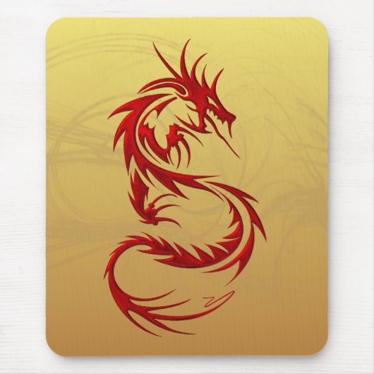 Stammes- Drache Mousepad (Vorne)