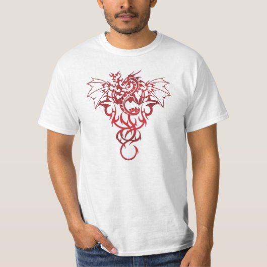 Stammes- Drache-Shirt T-Shirt (Vorderseite)