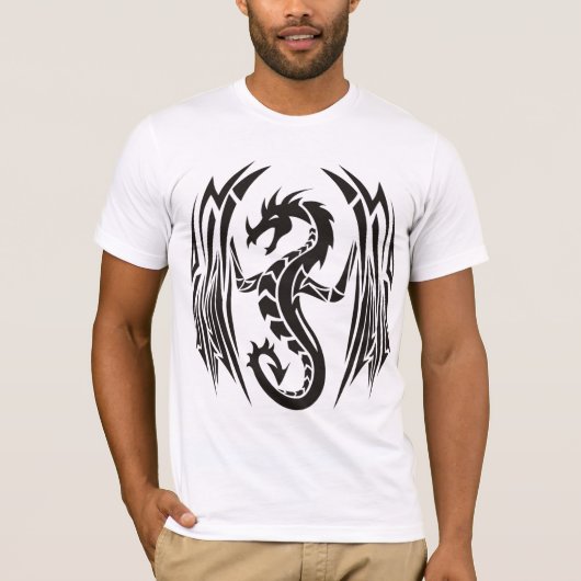 Stammes- Drache-Shirt T-Shirt (Vorderseite)