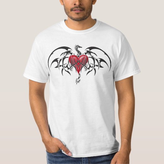 Stammes Drache T-Shirt (Vorderseite)